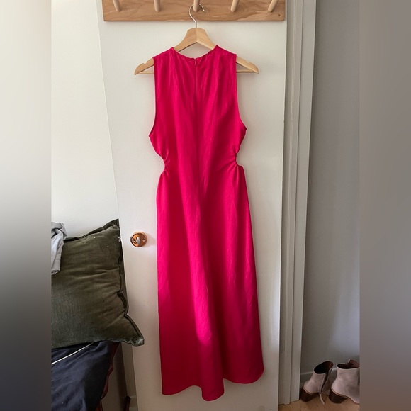 Zara linen pink dress - Picture 2 of 5